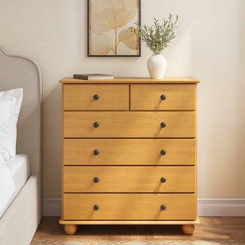 Pine chest drawers - of,