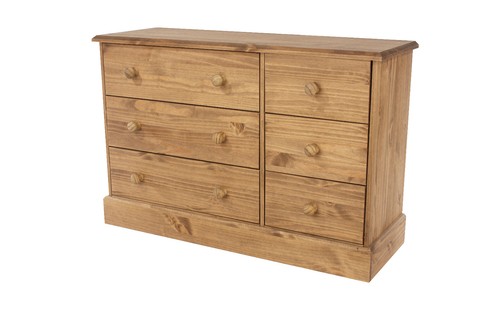 Solid pine chest drawers - chest,