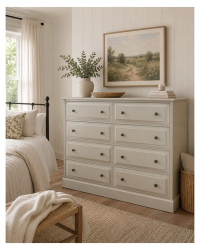 Large painted pine chest 8 - pine,
