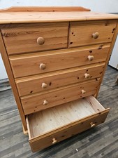 Solid Pine Chest of 6 Drawers
